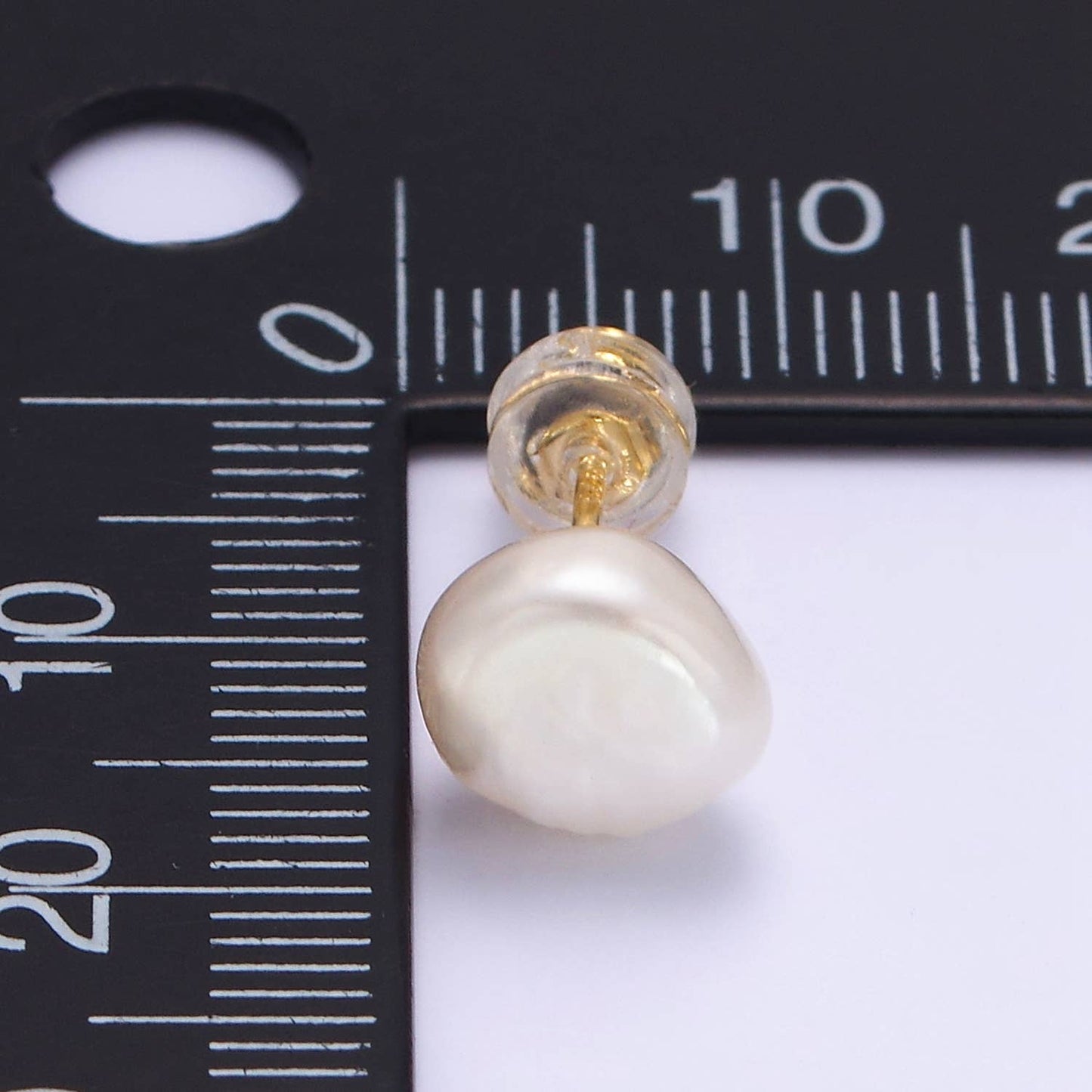 16K Gold Filled Pearl Studs
