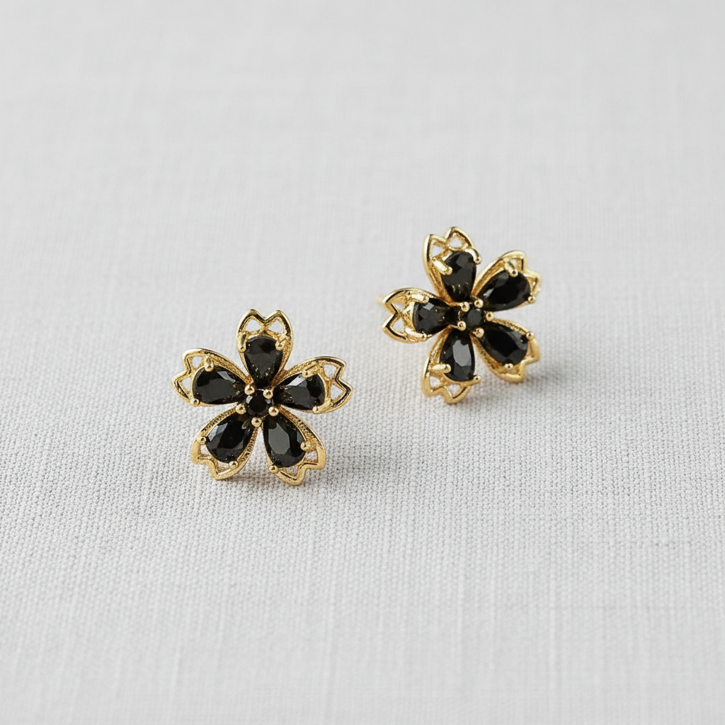 Floral Design Earrings