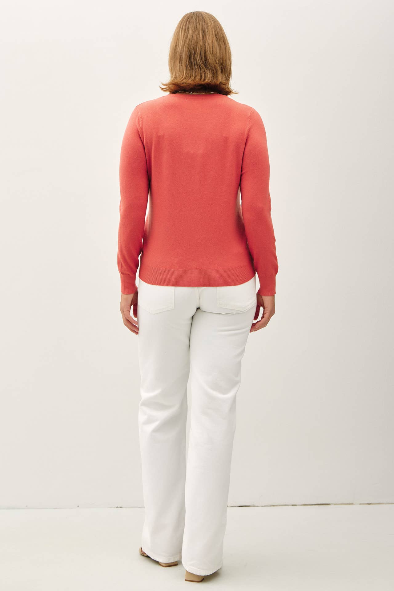 Plus Crew Neck Soft Knit Sweater