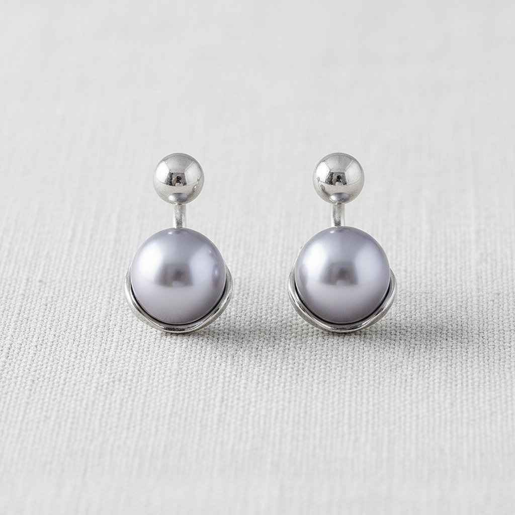 Pearl Stud Earrings