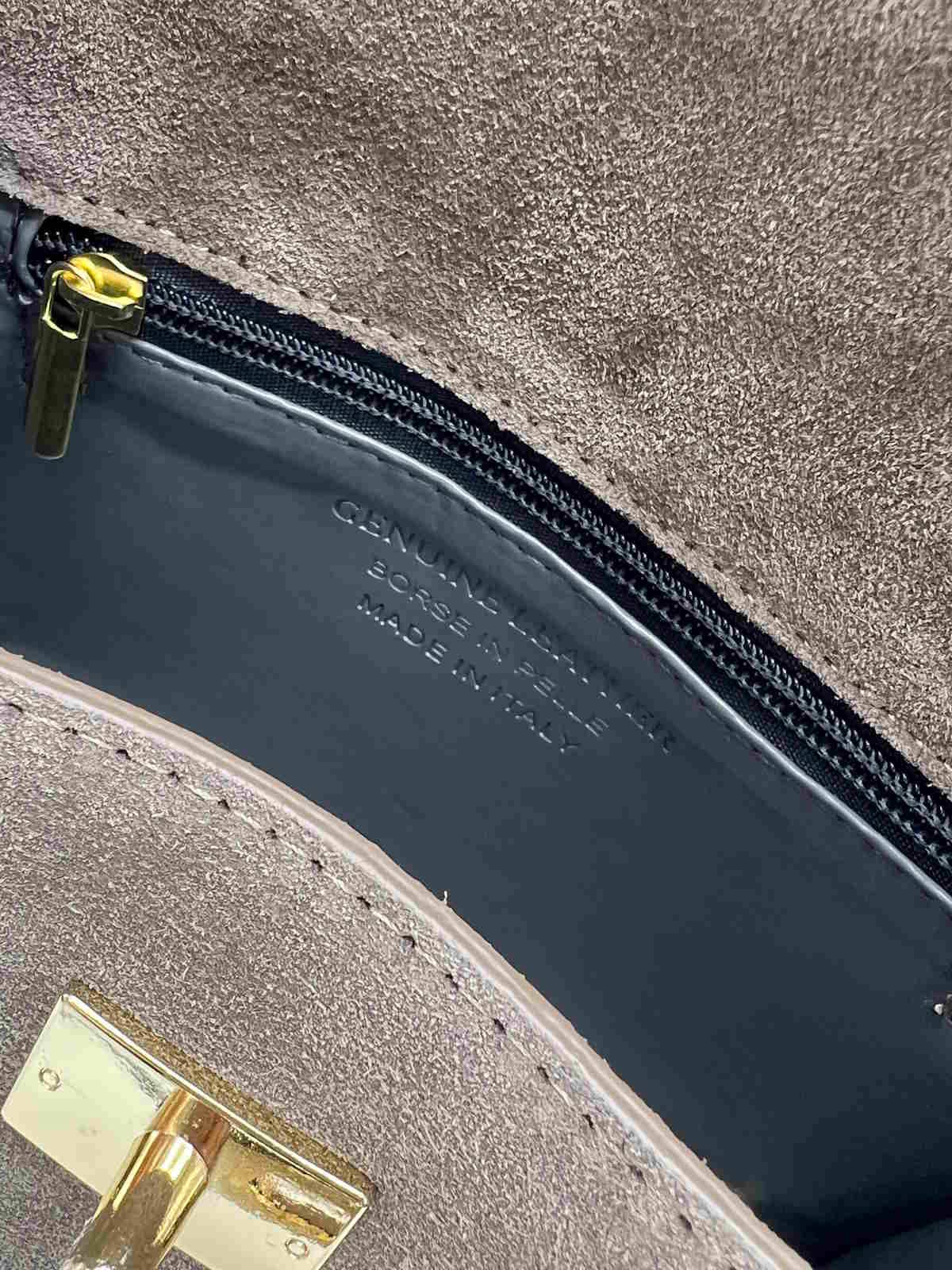 Suede/Leather Mini Bag
