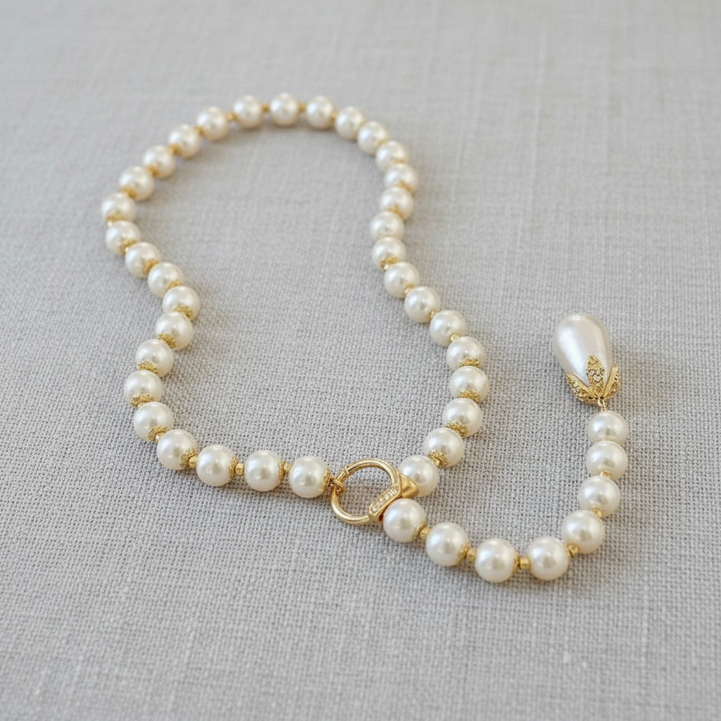 Pearl Beaded Necklace