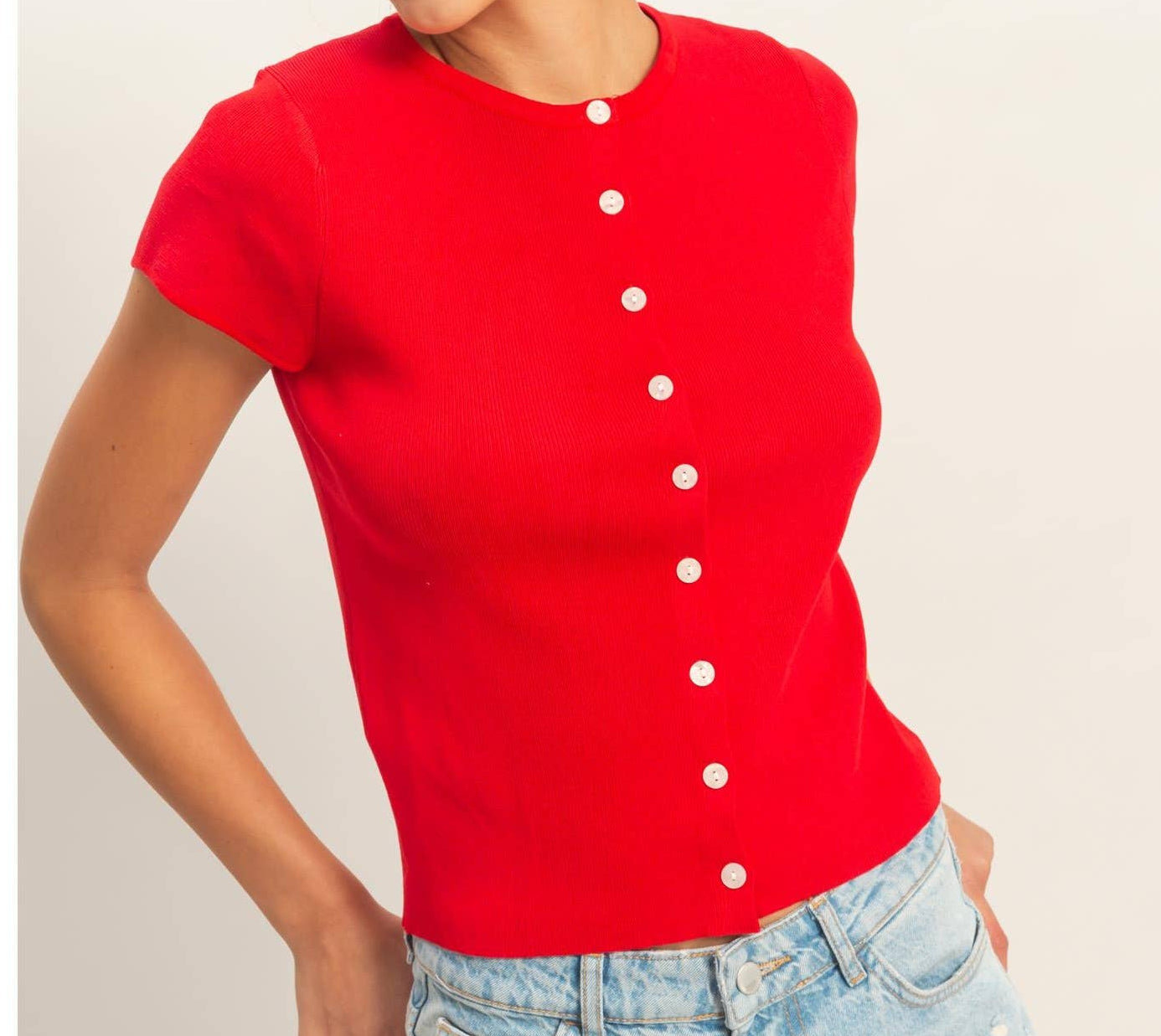 Short Sleeve Cardigan