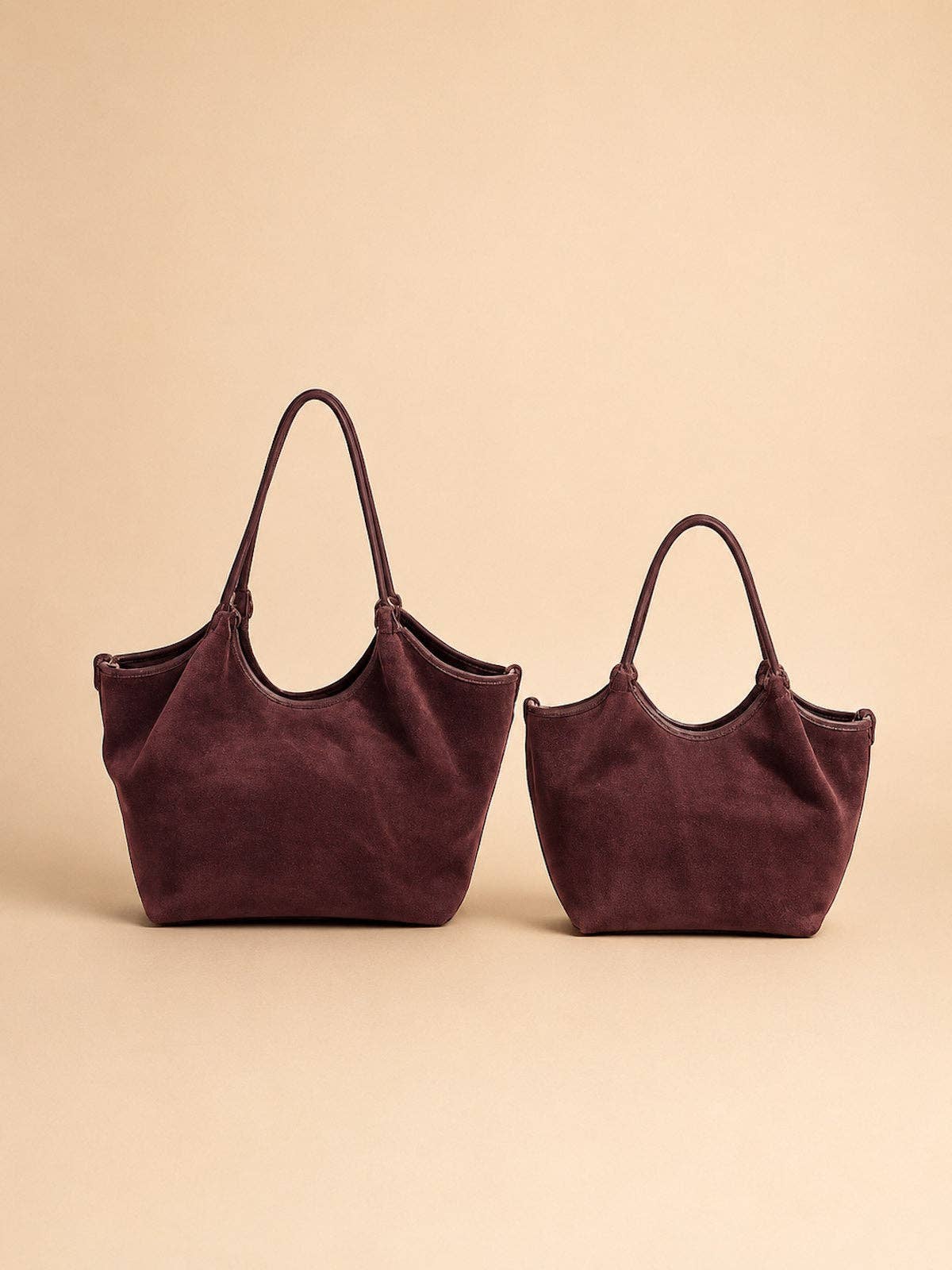 Leather & Suede Tote Bag