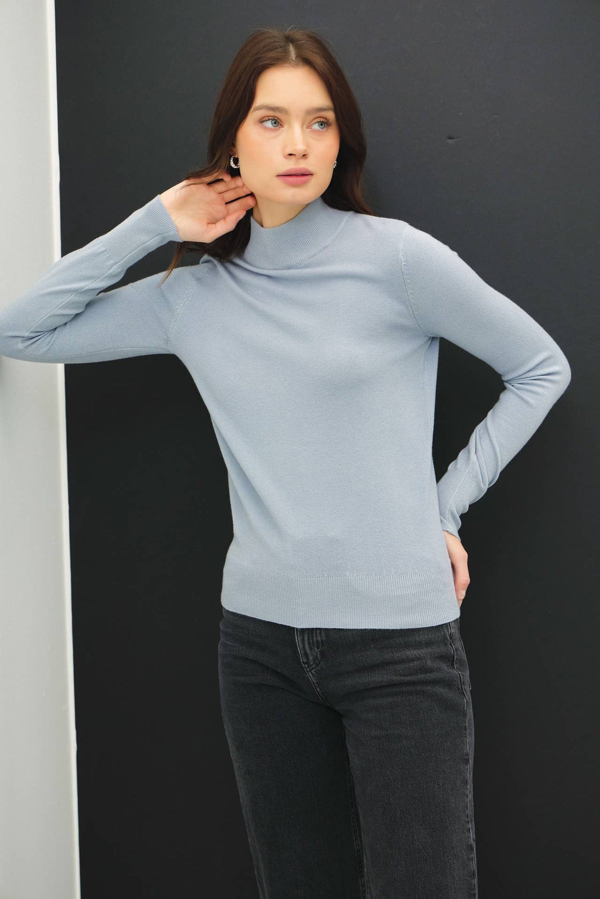 Mock Neck Sweater