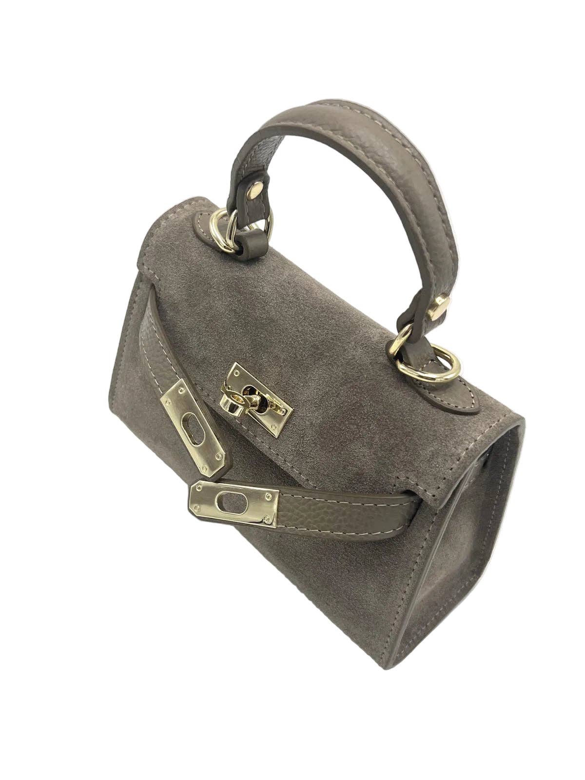 Suede/Leather Mini Bag
