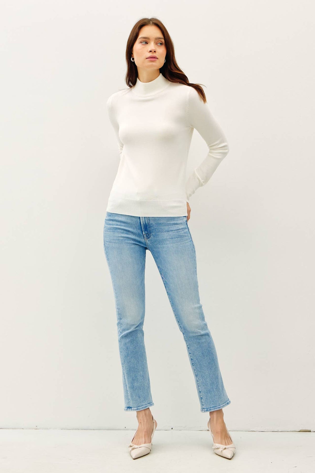 Mock Neck Sweater