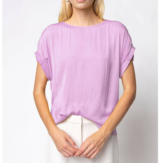 Pleated Sleeve Blouse