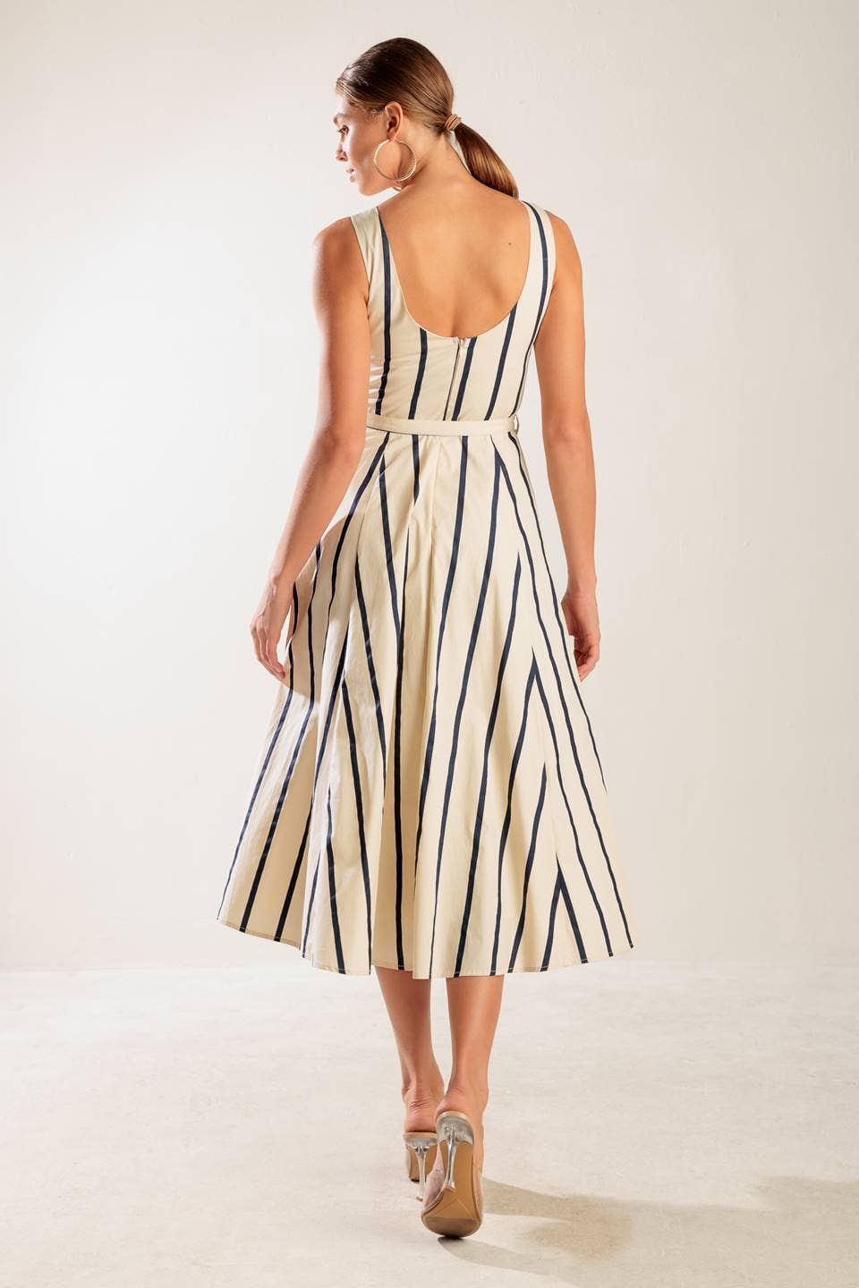 Striped Midi Dress