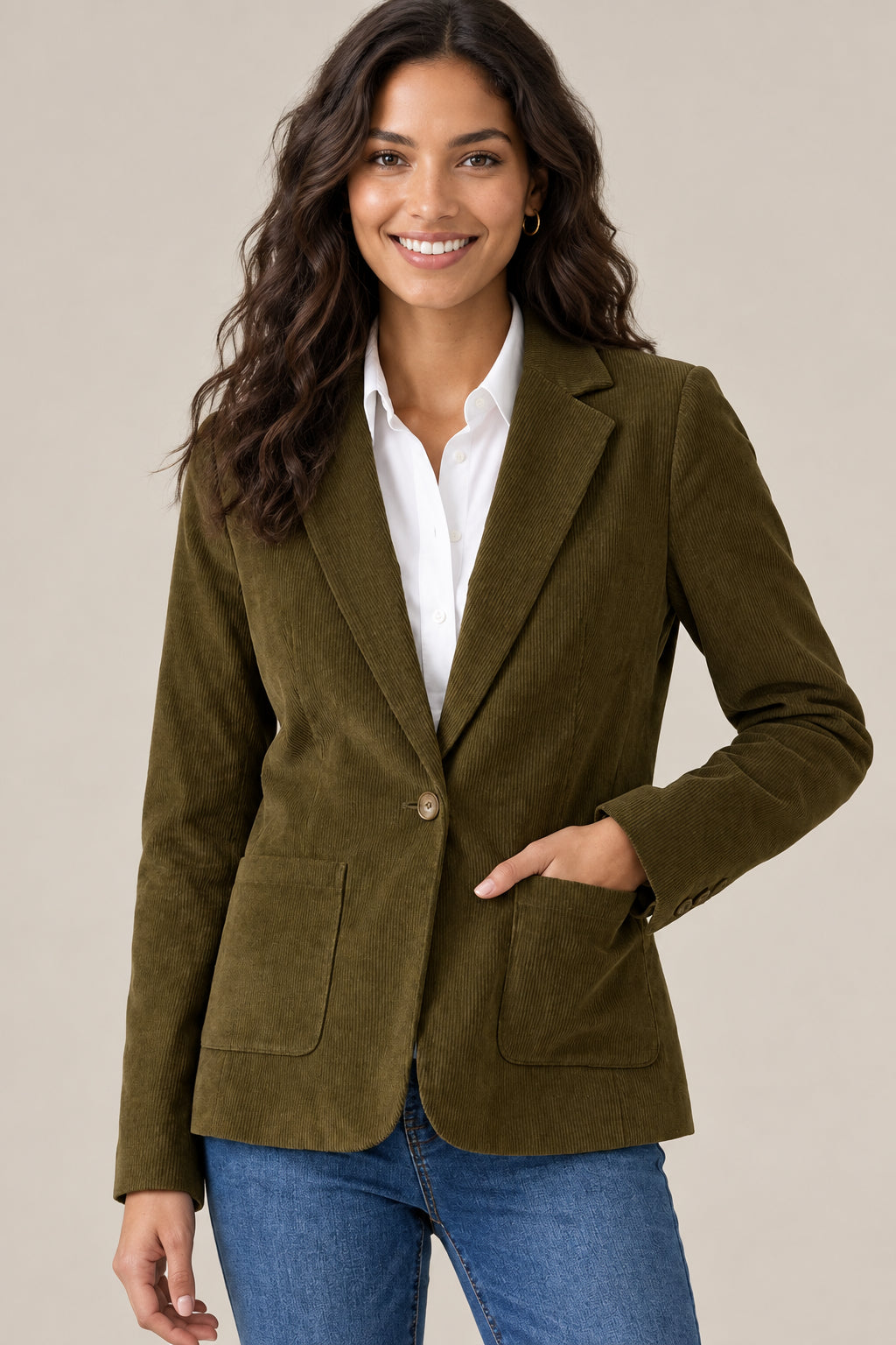Corduroy Blazer