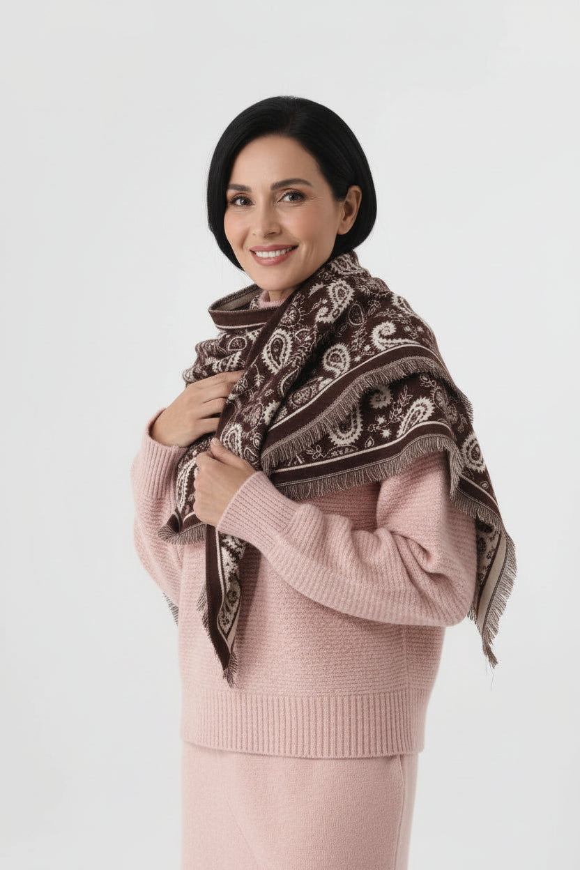 Paisley Triangle Scarf
