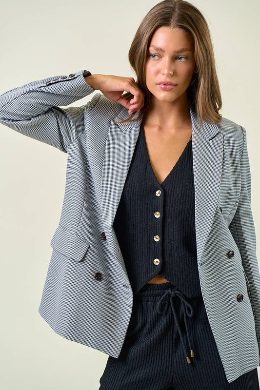 Plaid Blazer