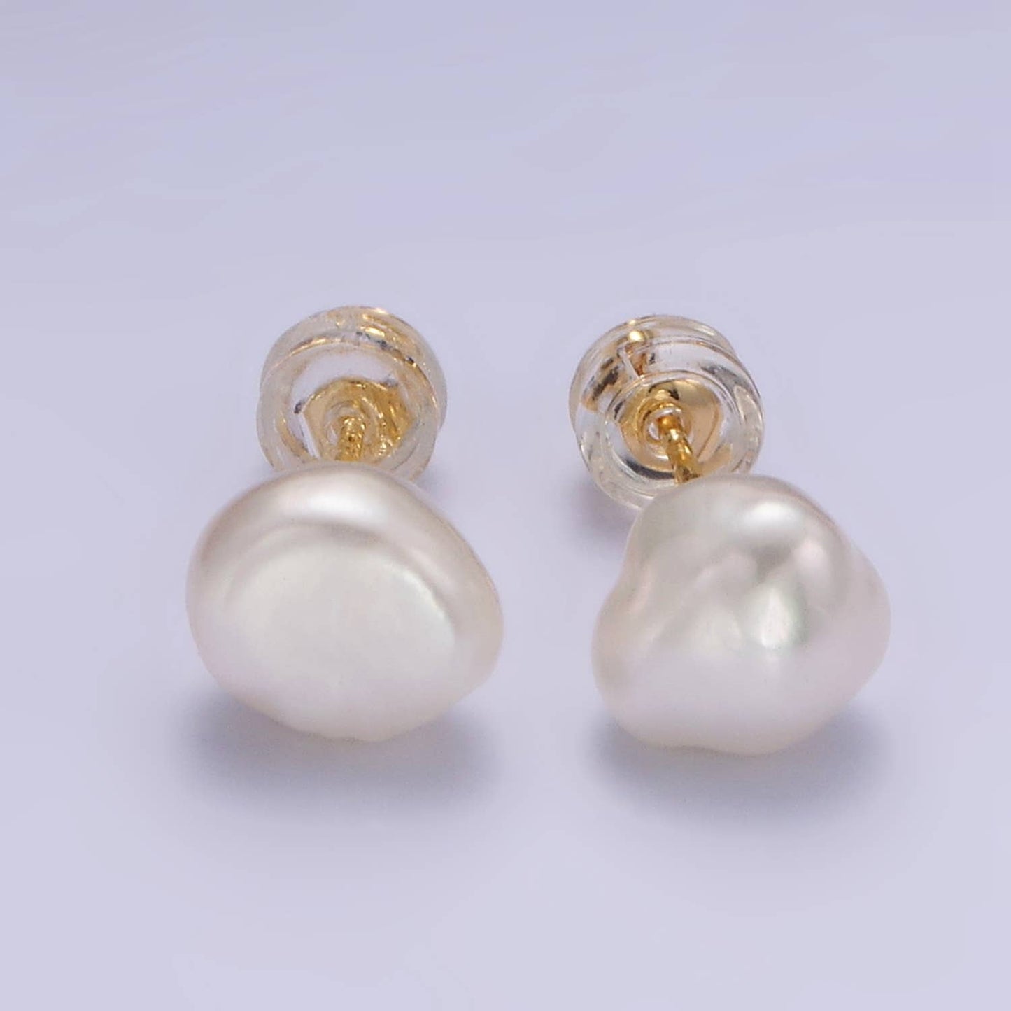 16K Gold Filled Pearl Studs