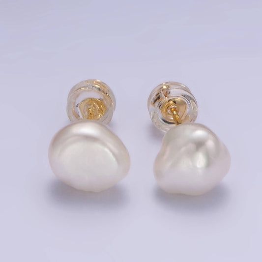 16K Gold Filled Pearl Studs