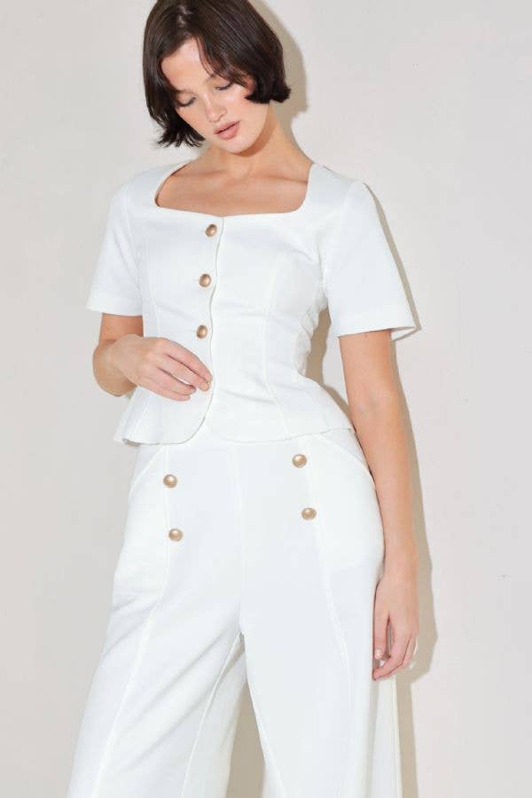 Short Sleeve Blazer