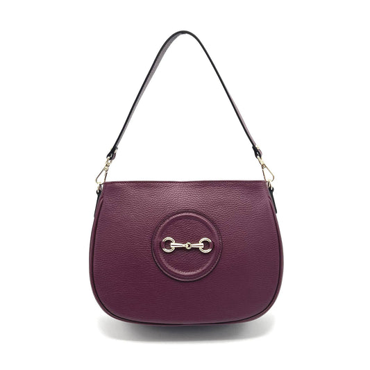 Genuine leather shoulder bag