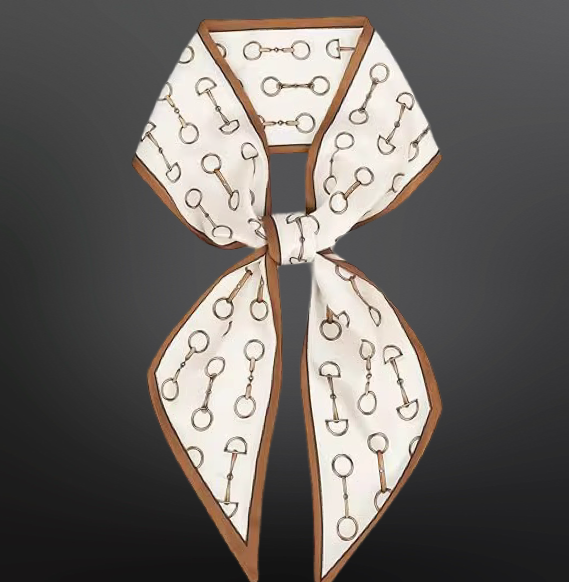 Horse Bit Twilly Satin Scarf