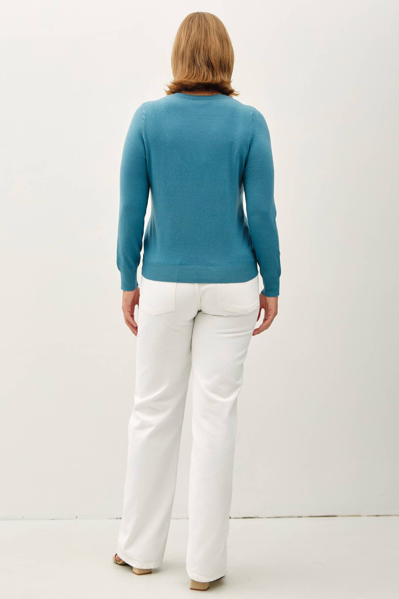 Plus Crew Neck Soft Knit Sweater