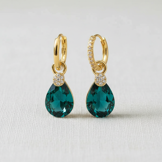 Teardrop Crystal Earrings