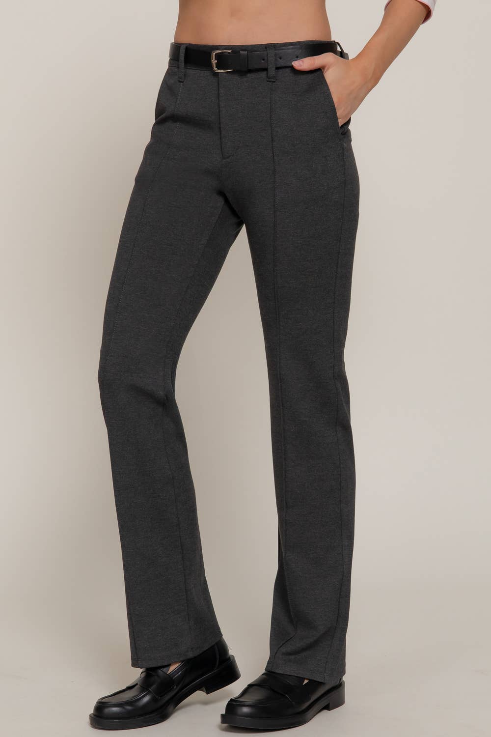 Straight Cut Ponte Pants