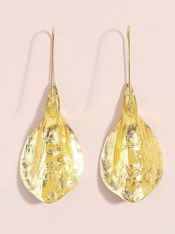 Flower Shape Drop Earrings