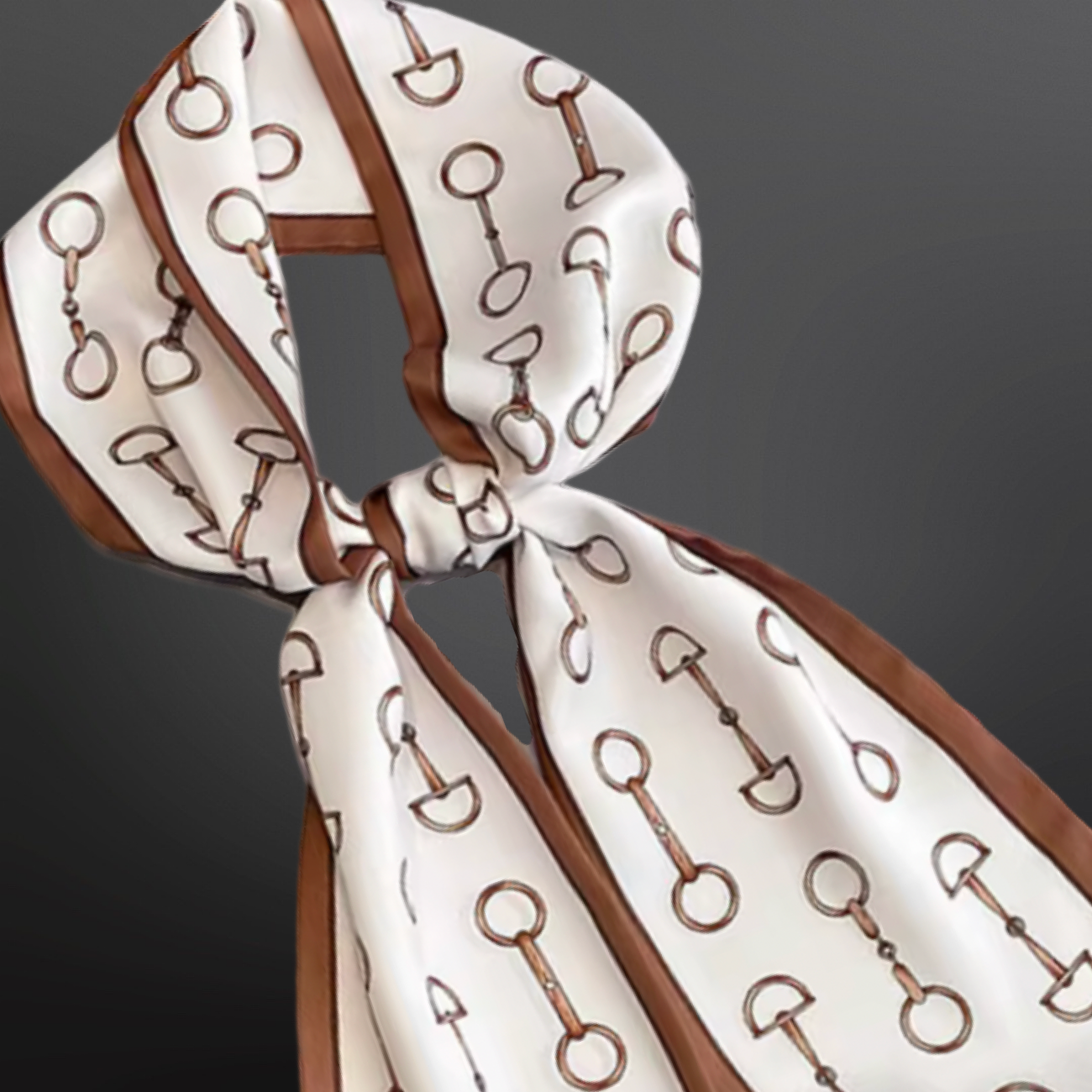 Horse Bit Twilly Satin Scarf