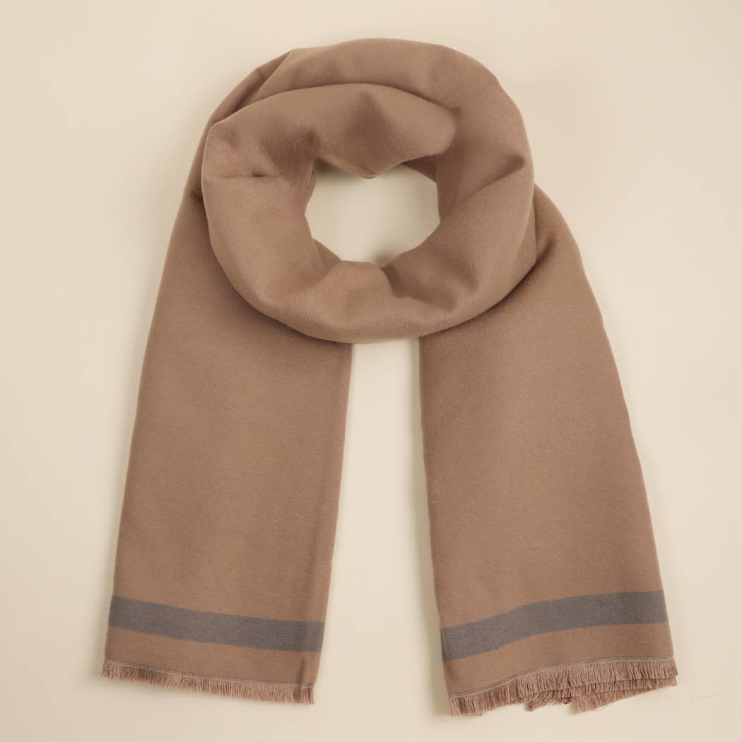 Reversible soft Shawl