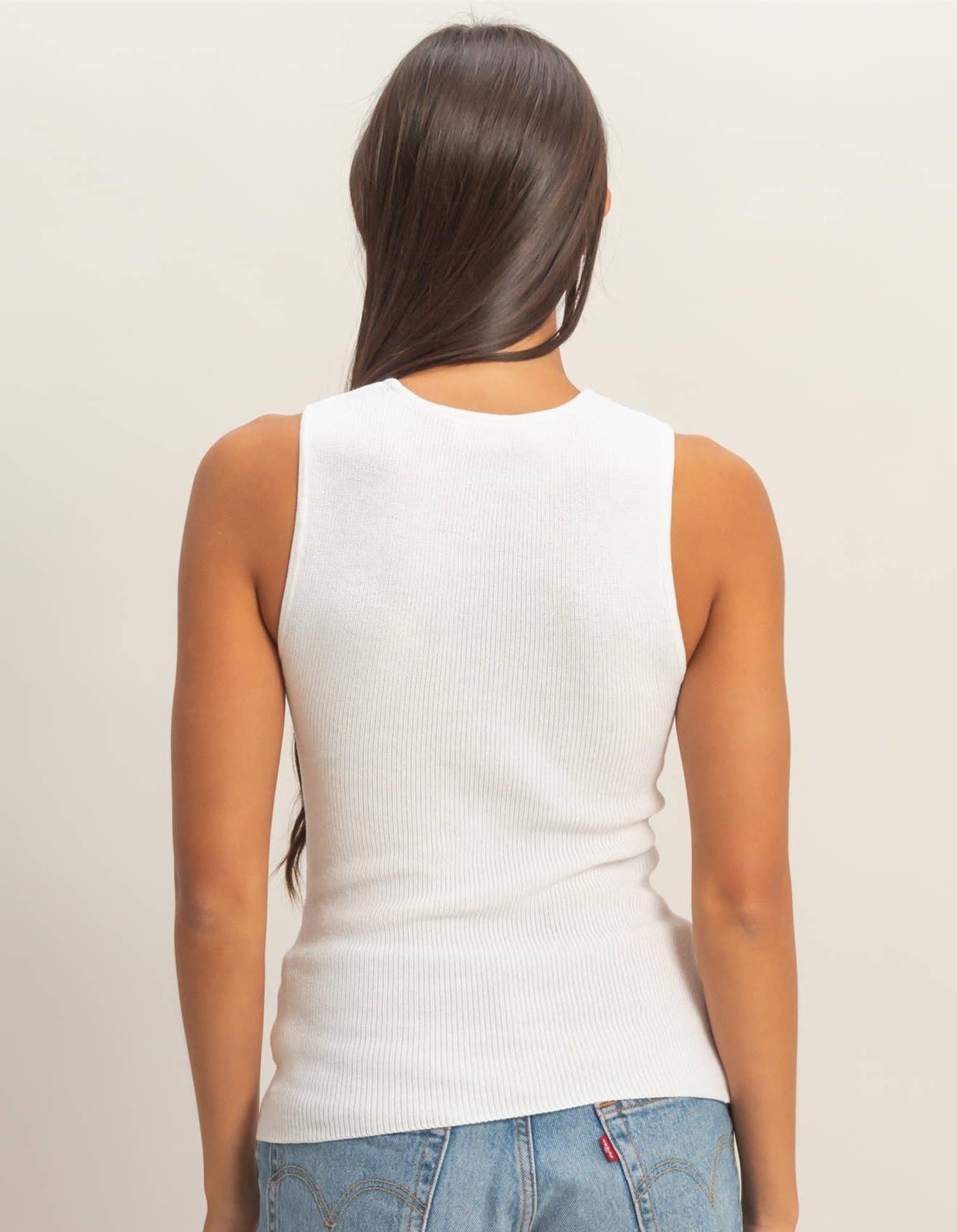 Ribbed Knit Tank Top