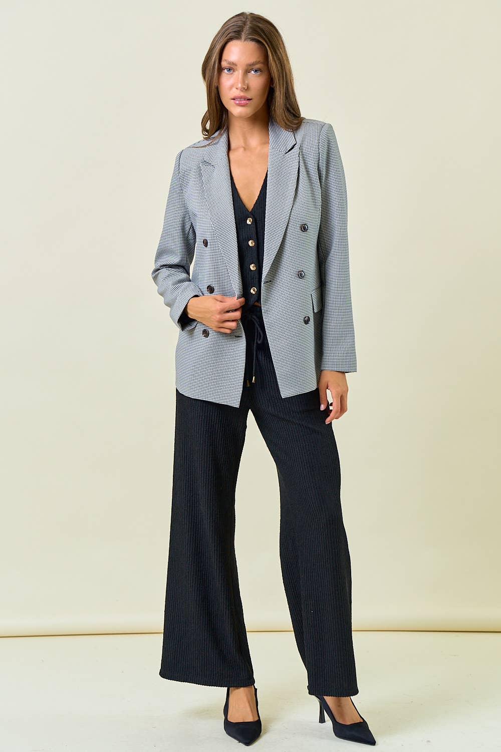 Plaid Blazer