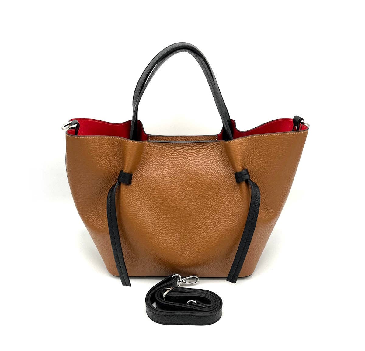 Genuine leather shoulder bag