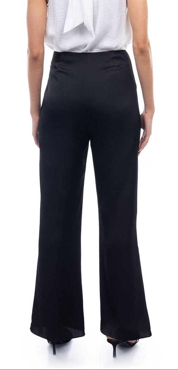 Side Tie Satin Pants