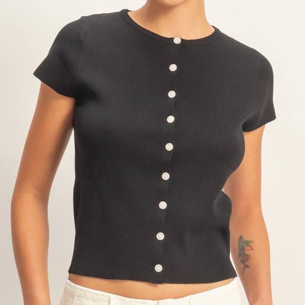 Short Sleeve Cardigan