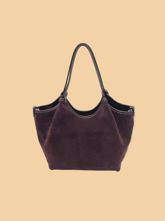 Leather & Suede Tote Bag