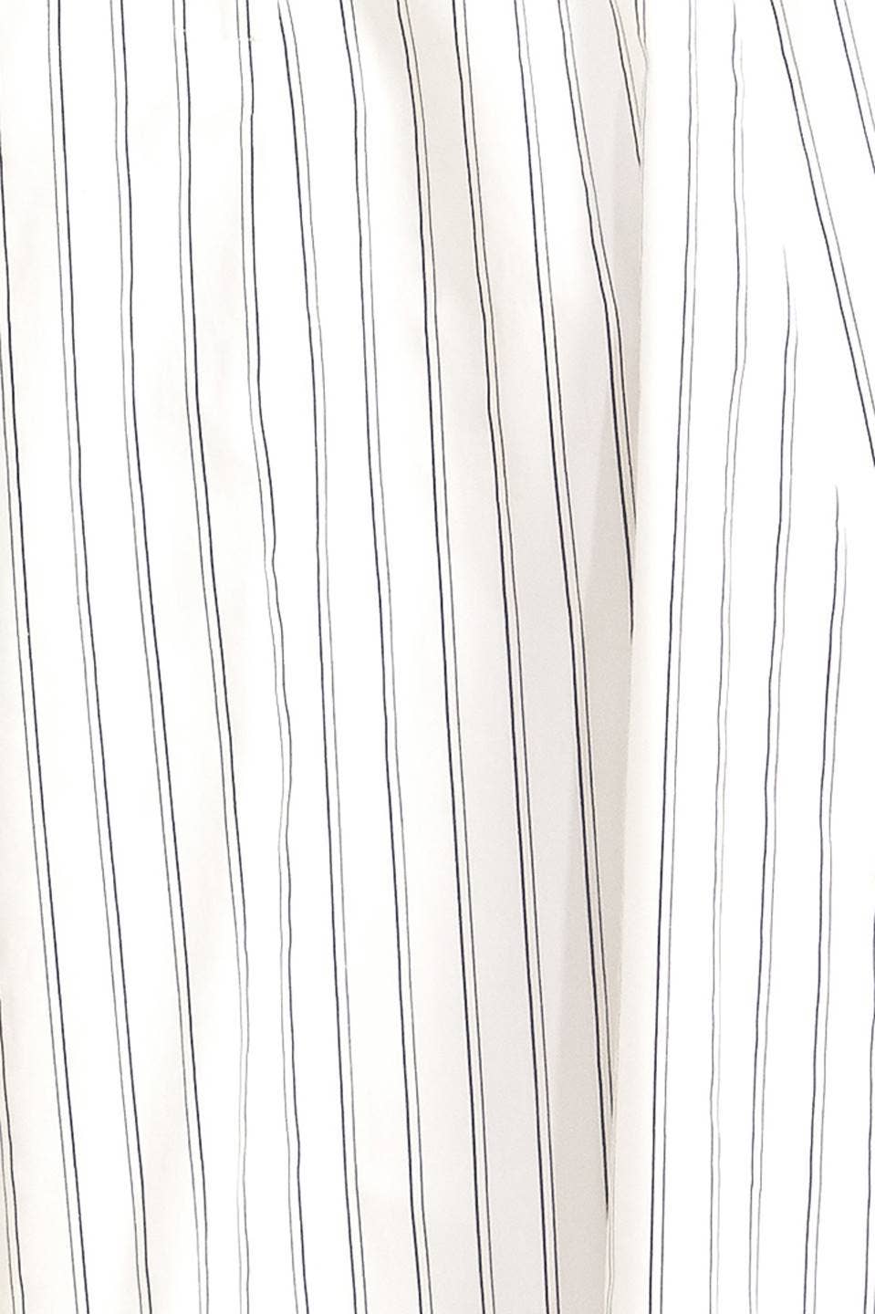 Striped Woven Midi Skirt