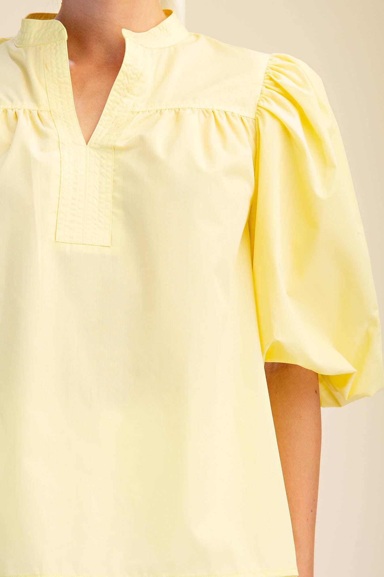 Bubble Sleeve Blouse
