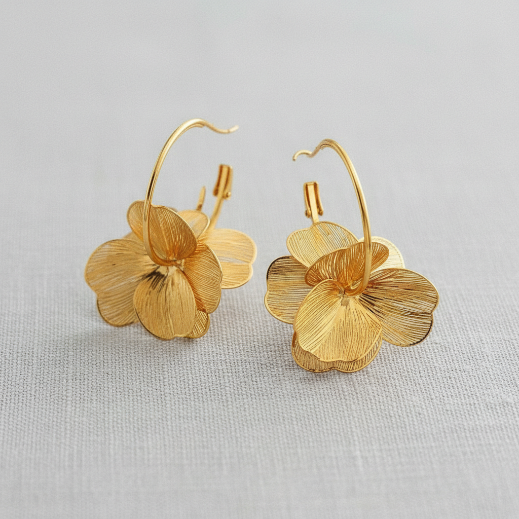 Chic Floral Earrings