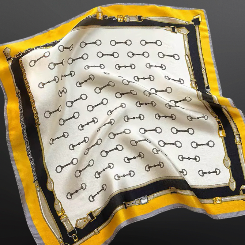 100% Silk Horse Bit Scarf