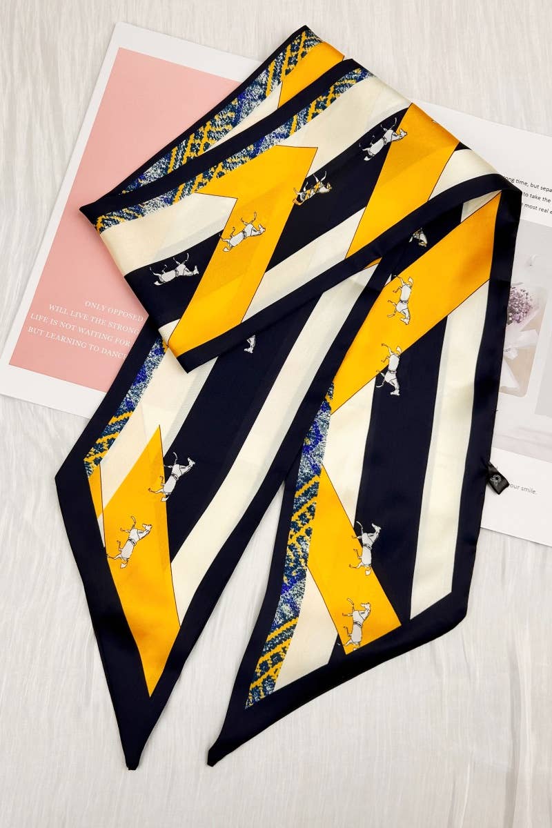 Vintage Horse Twilly Scarf