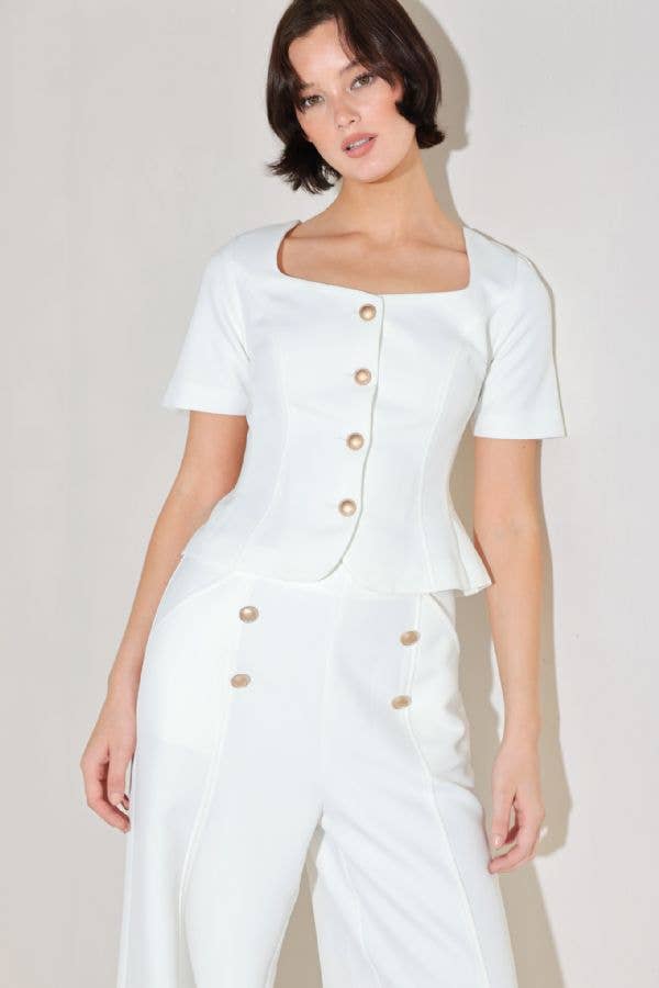 Short Sleeve Blazer