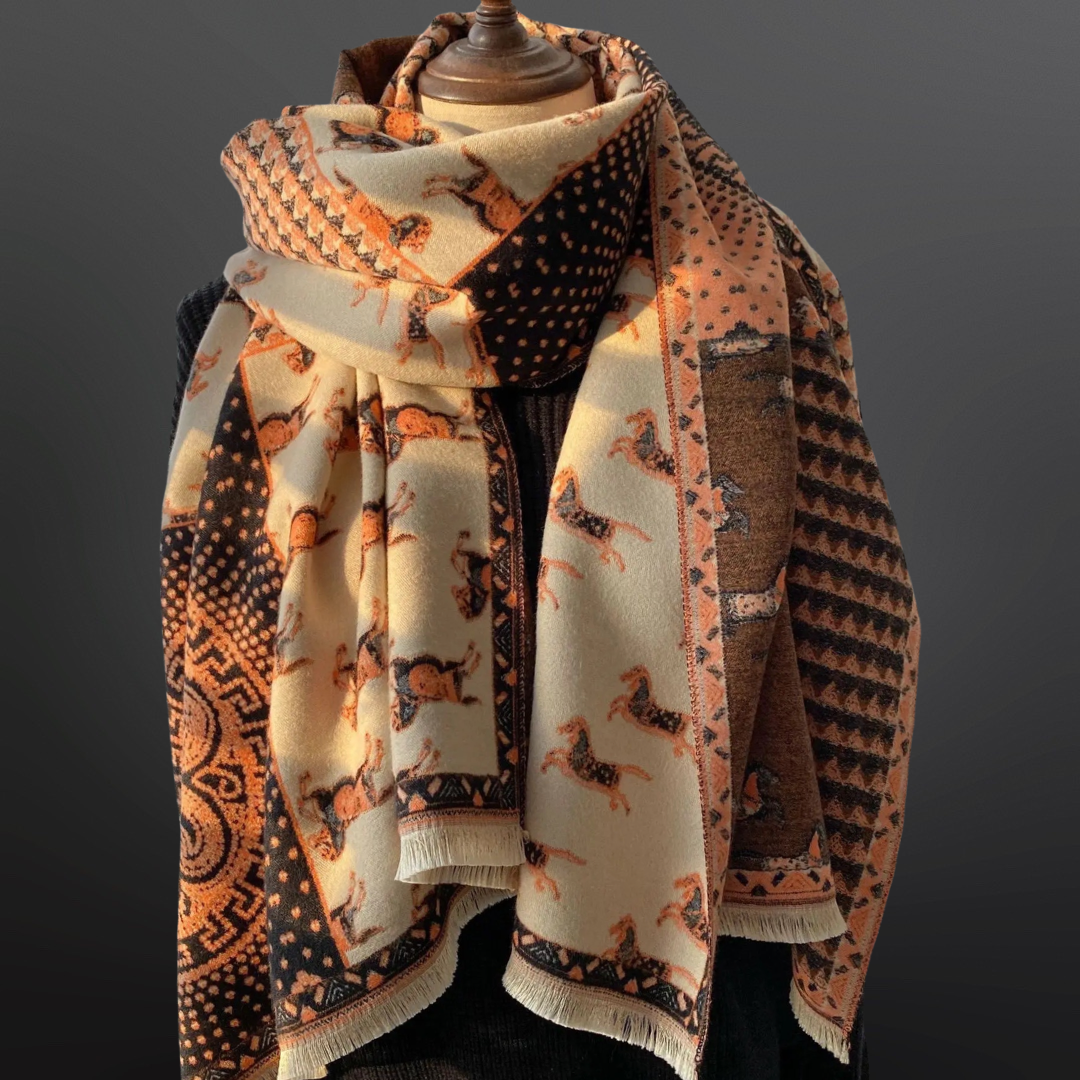 Equestrian Print Scarf