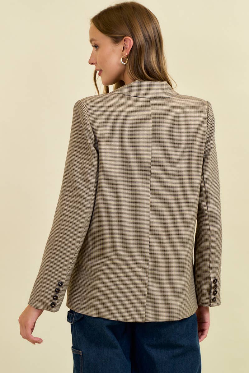 Plaid Blazer