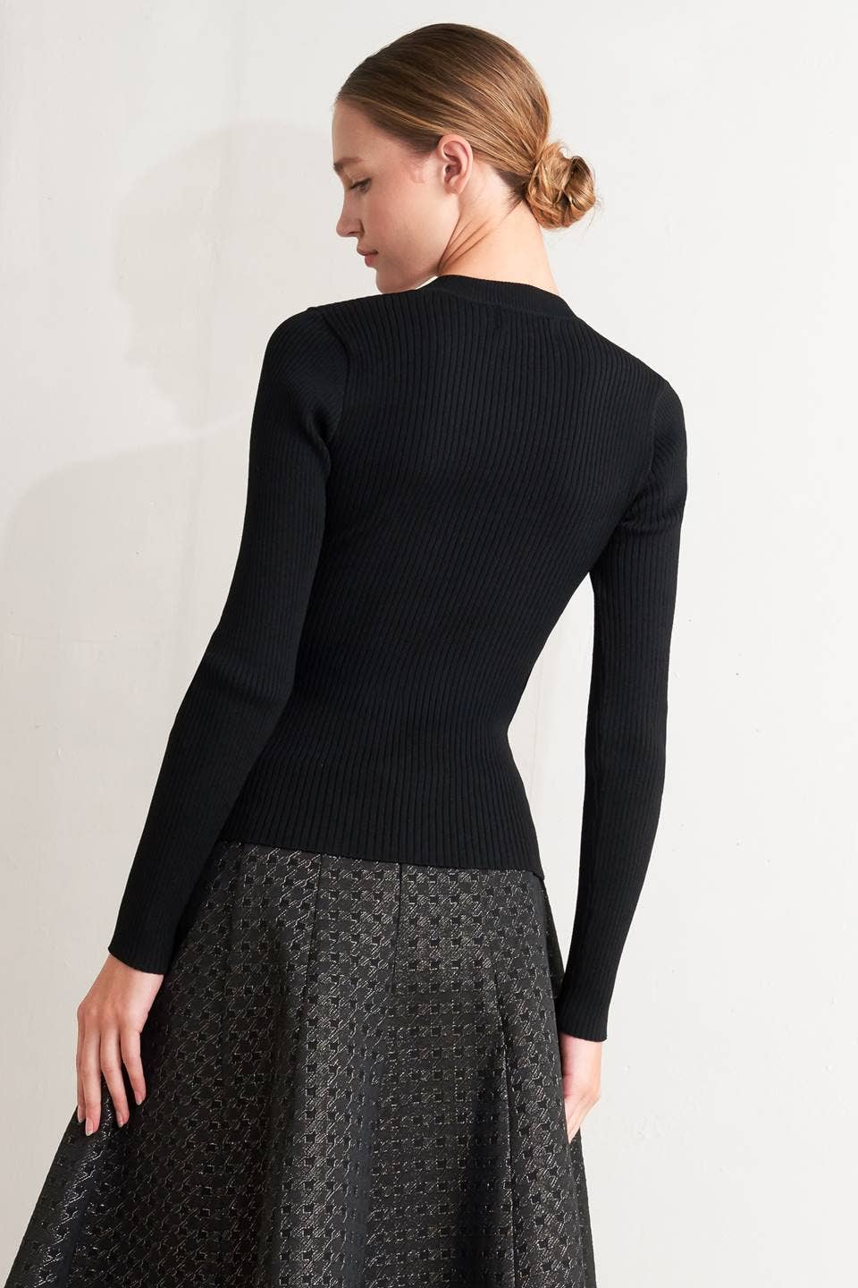 A sweater knit top