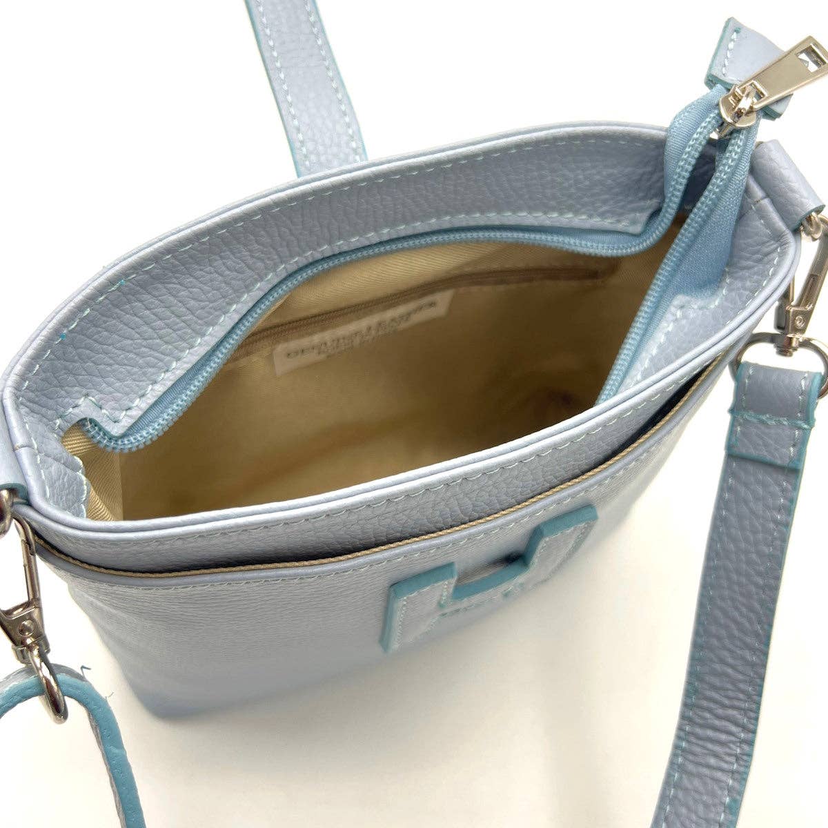 Genuine leather cross body