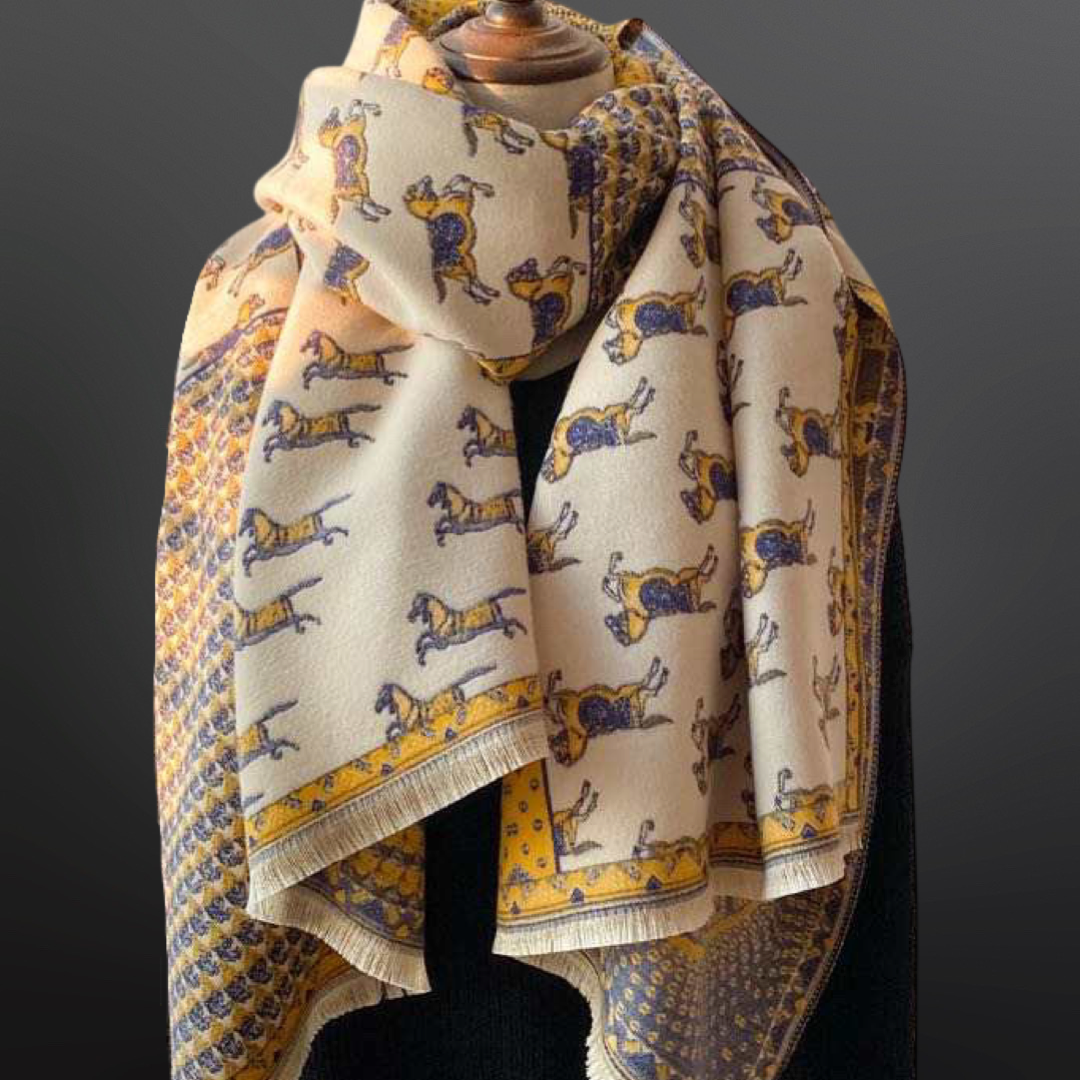 Equestrian Print Scarf