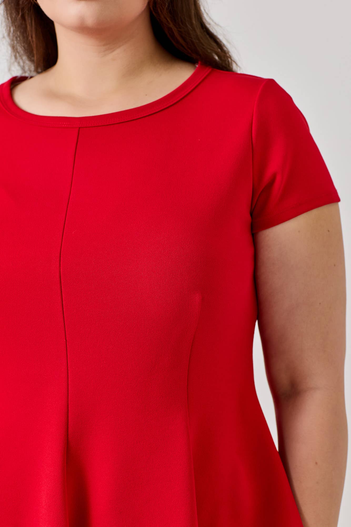 Plus Peplum Blouse