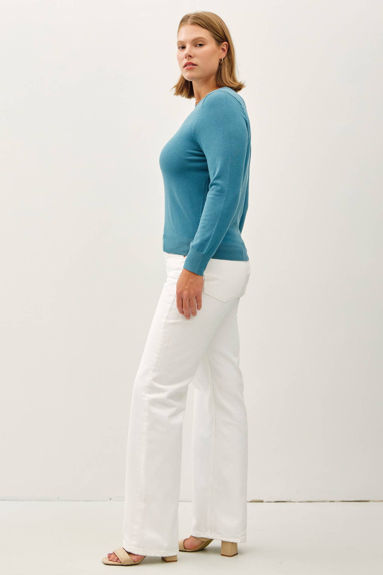 Plus Crew Neck Soft Knit Sweater