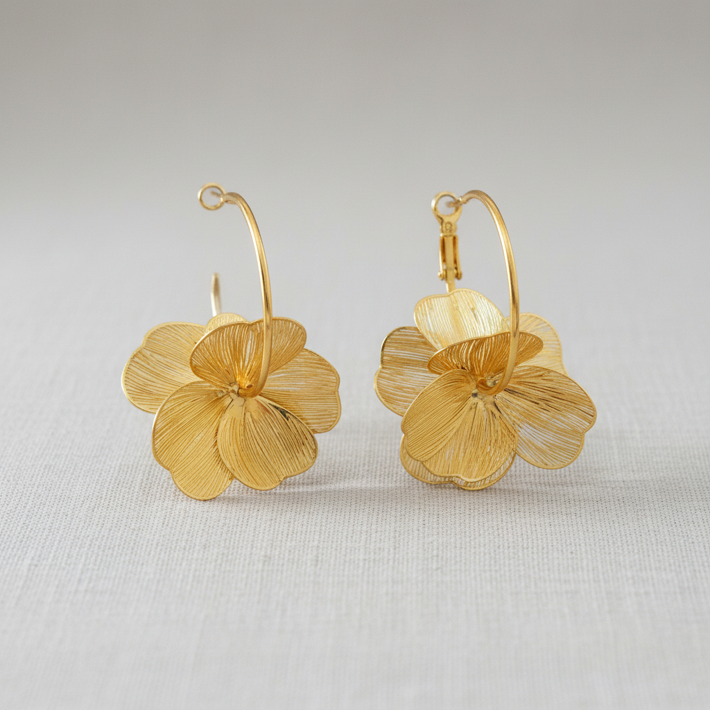 Chic Floral Earrings