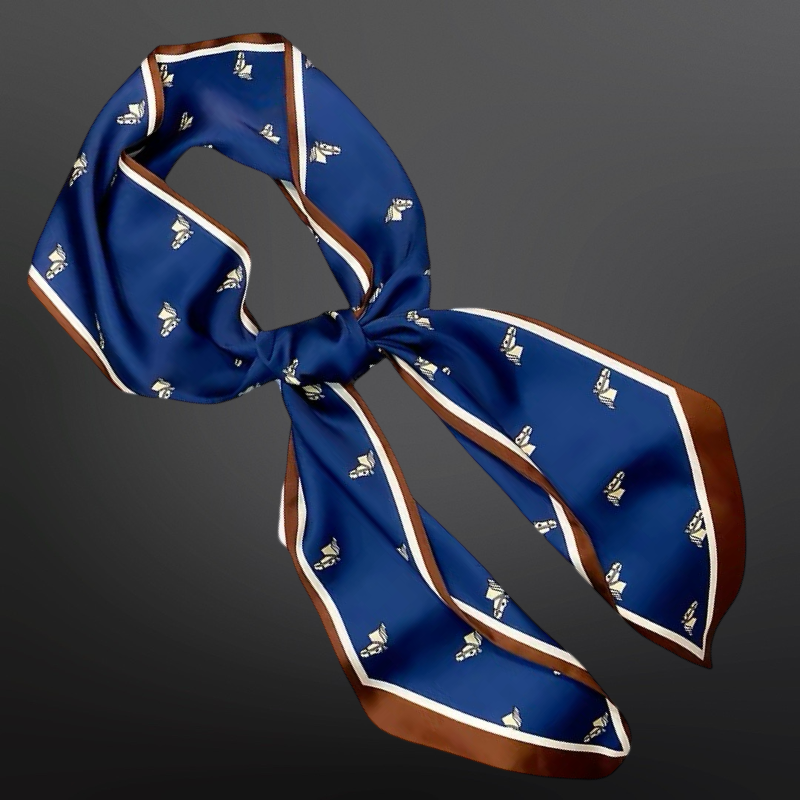 Western Horse Twilly Satin Scarf