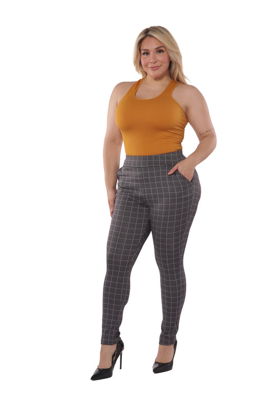 Plus Size Tummy Control Sculpting Treggings