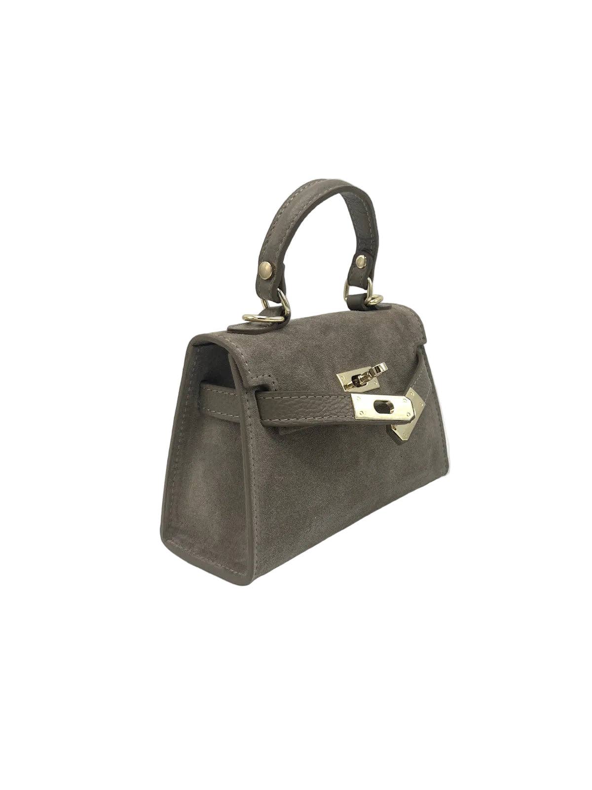 Suede/Leather Mini Bag